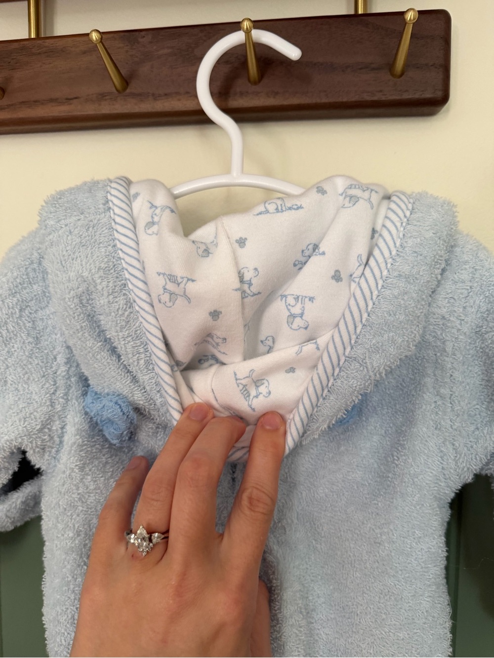 Baby Hooded Bath Robe - Picture 5 of 6